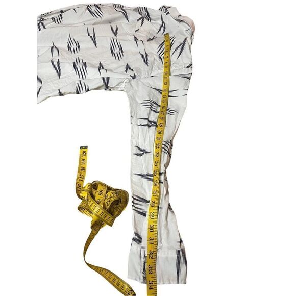 Cody James Men's White Blue Regular Pearl Snap Ikat Button Down Shirt Size XL - Picture 13 of 15